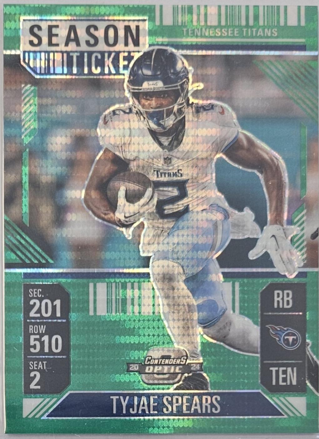 Tyjae Spears [Green Pulsar] #55