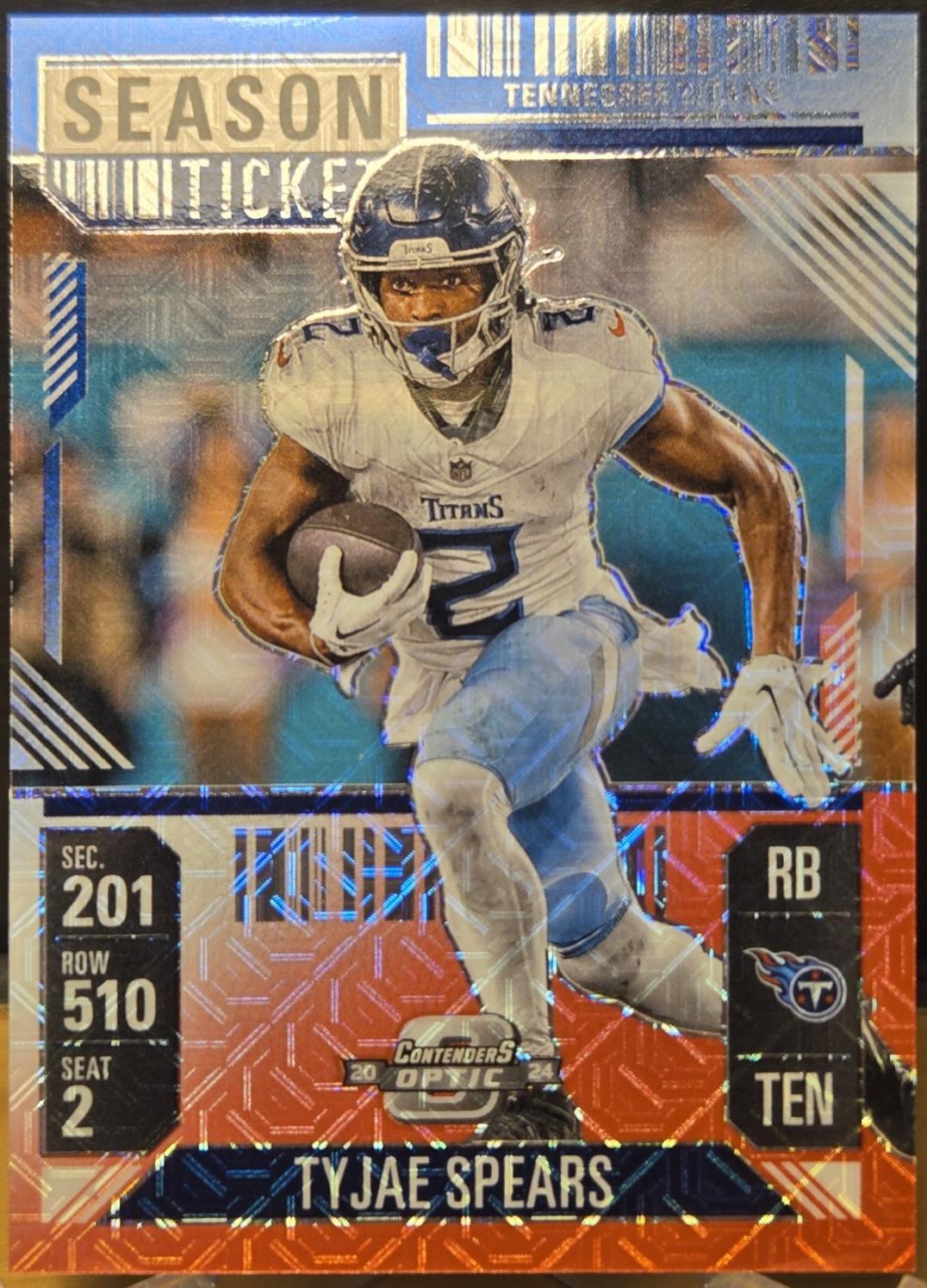Tyjae Spears [Red White Blue] #55