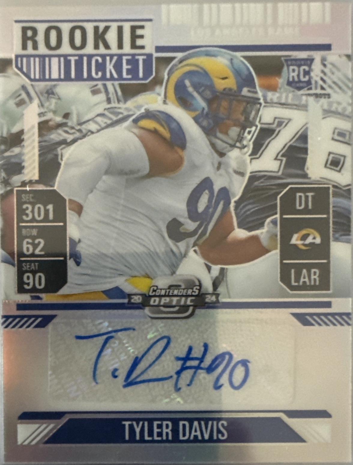 Tyler Davis [Rookie Ticket Autograph Silver] #206