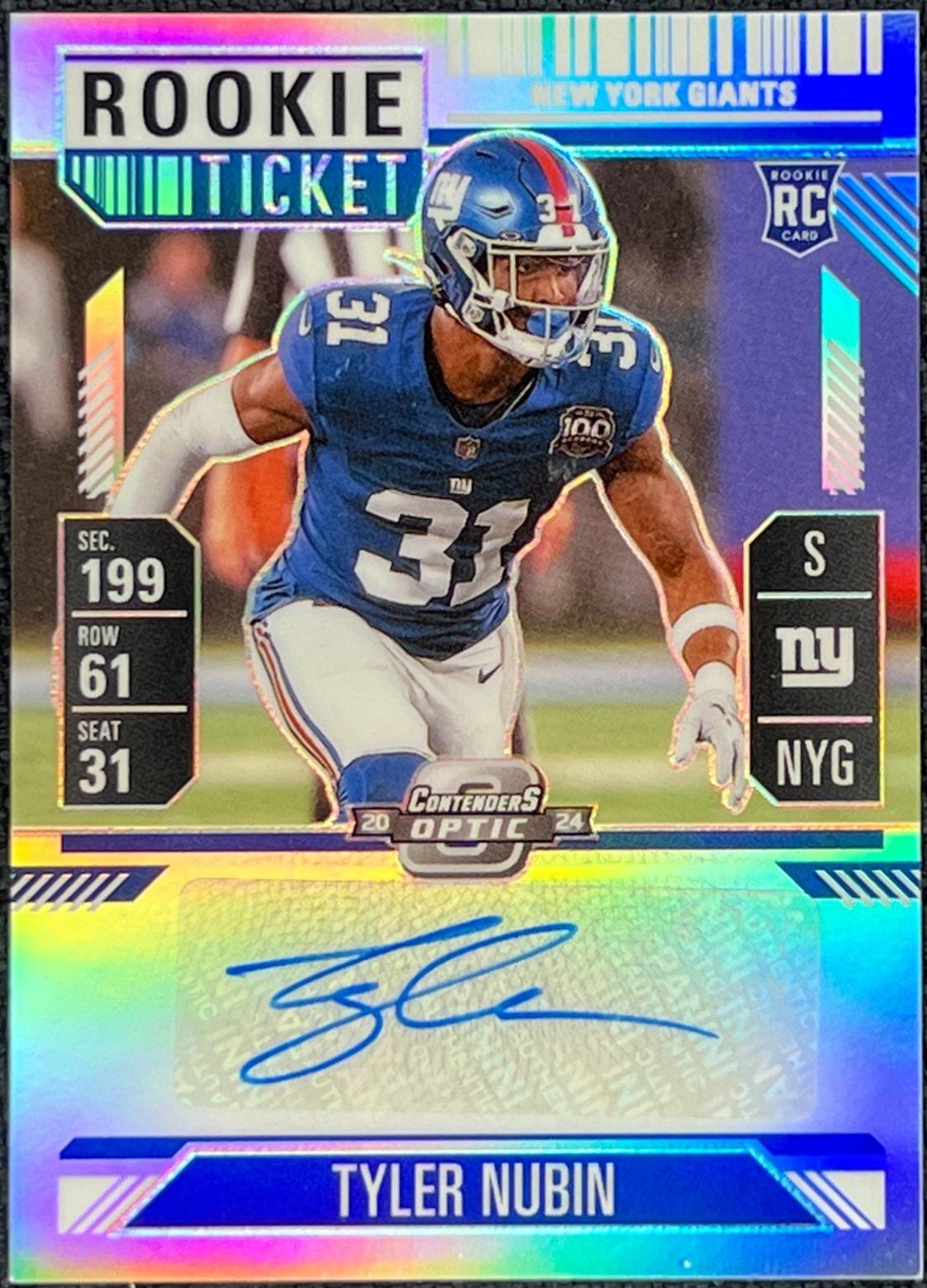 Tyler Nubin [Rookie Ticket Autograph Silver] #152