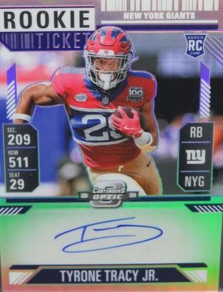 Tyrone Tracy Jr. [Rookie Ticket Autograph Silver] #166