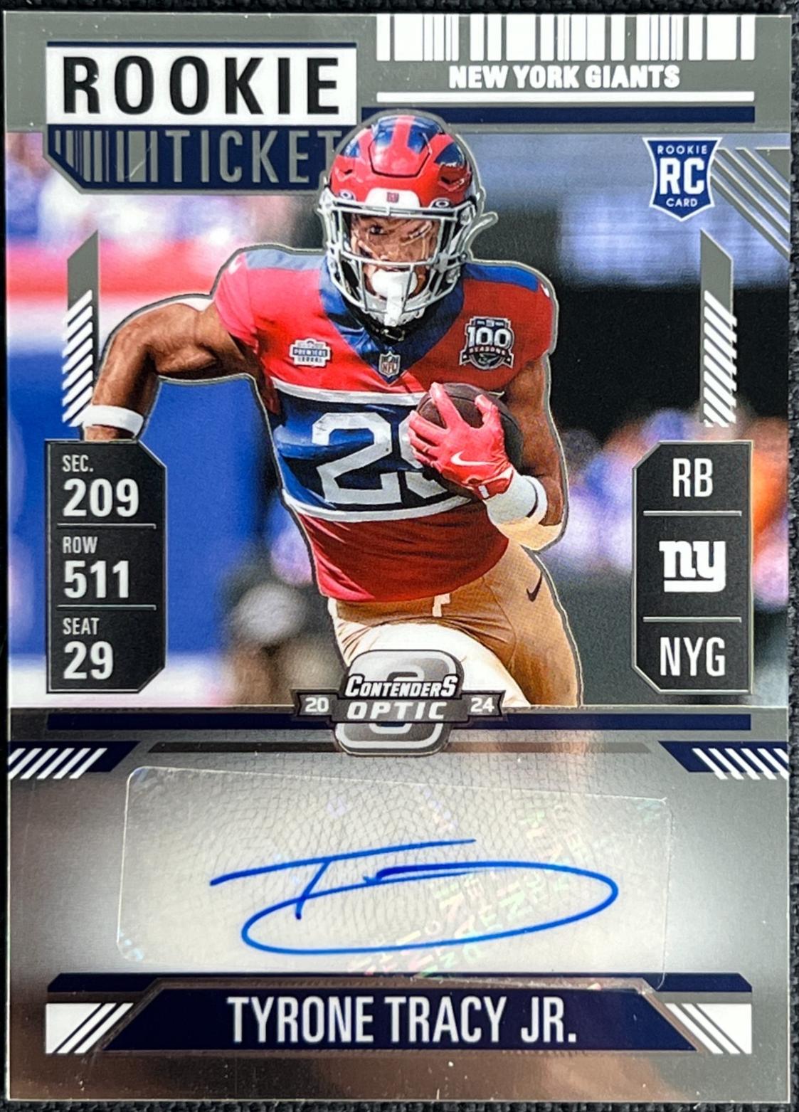 Tyrone Tracy Jr. [Rookie Ticket Autograph] #166