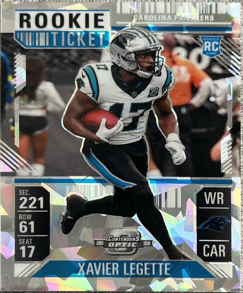 Xavier Legette [Cracked Ice] #99