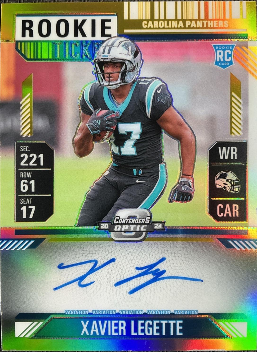 Xavier Legette [Gold Autograph] #107