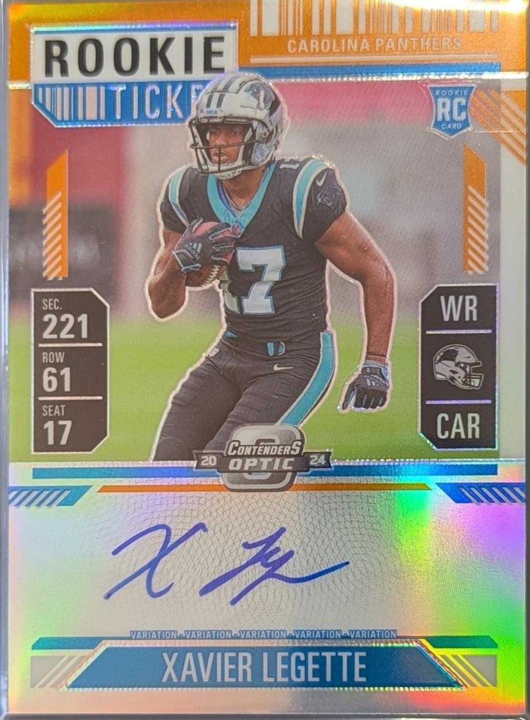 Xavier Legette [Orange Autograph] #107