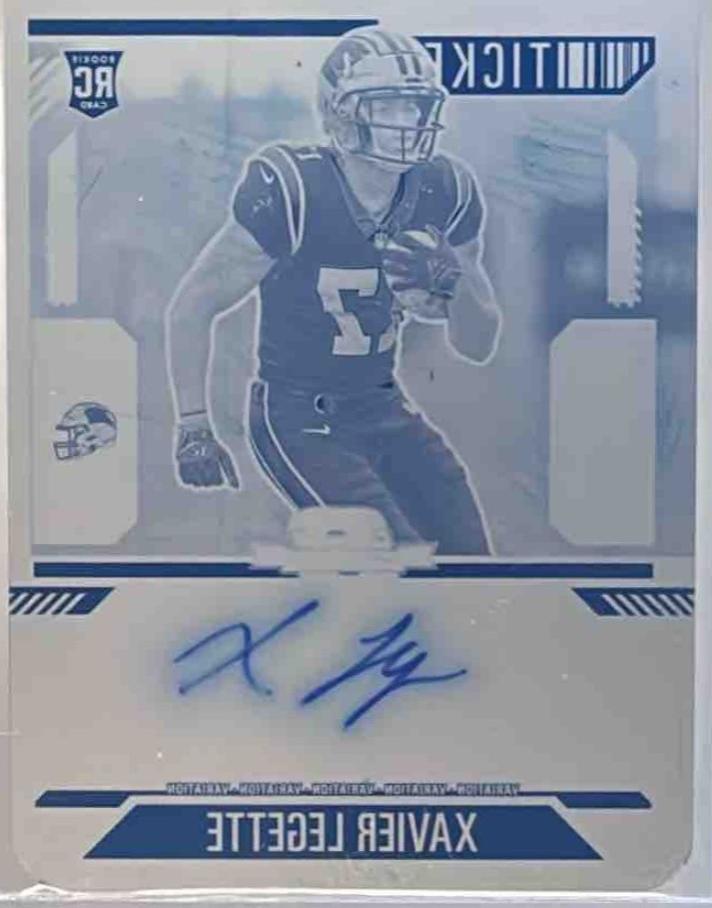 Xavier Legette [Printing Plate Autograph] #107