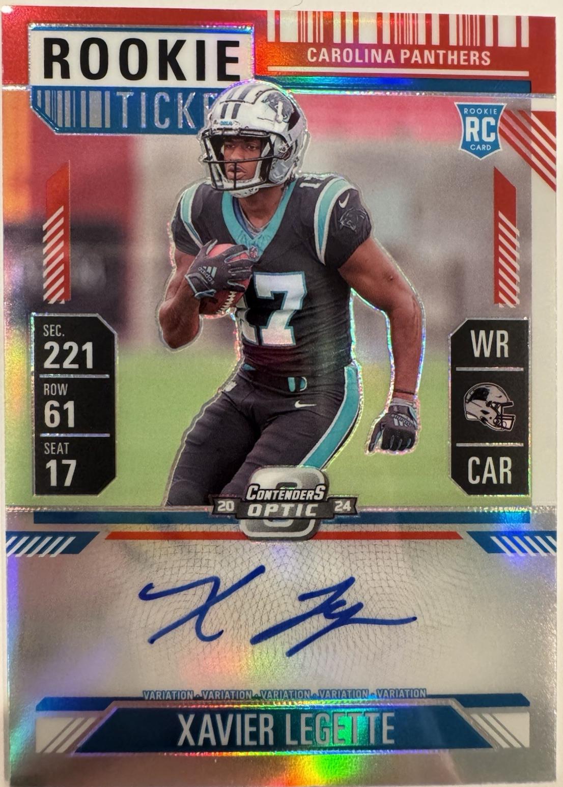 Xavier Legette [Red Autograph] #107