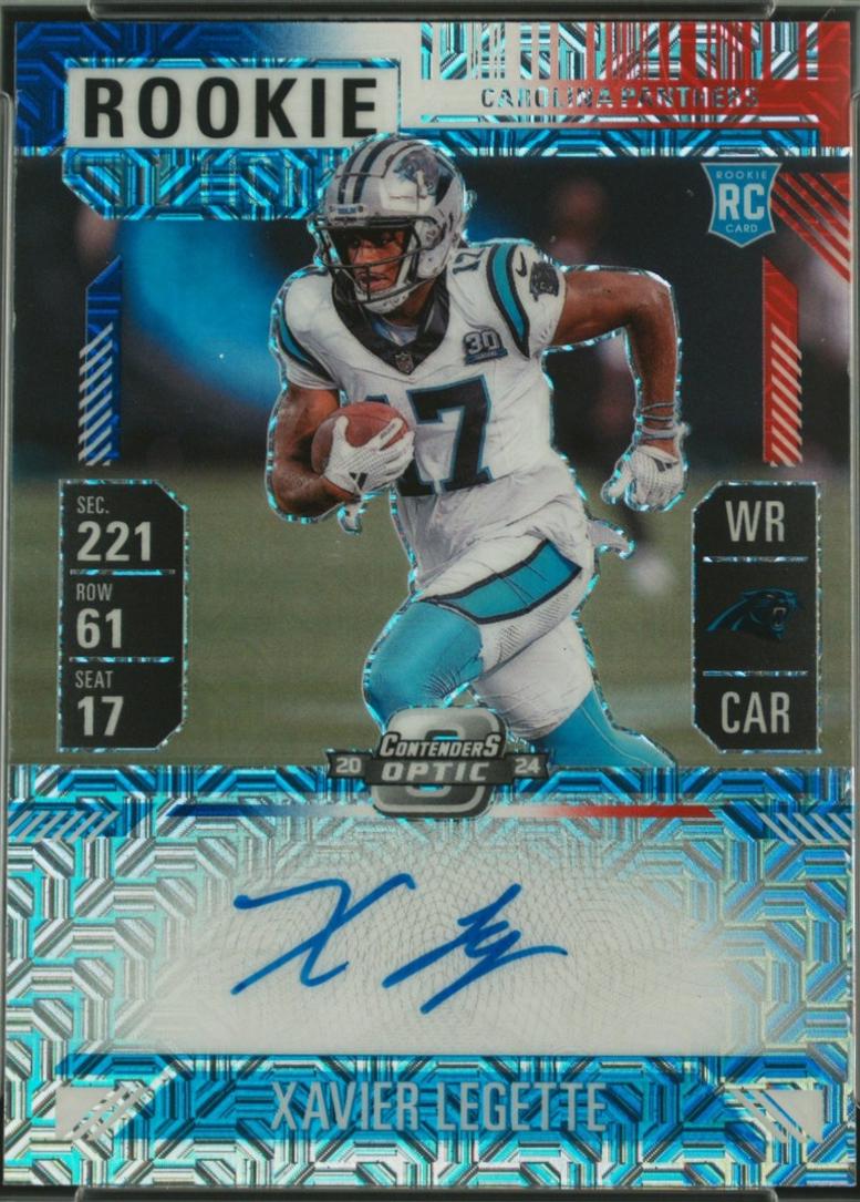 Xavier Legette [Red White Blue Autograph] #107