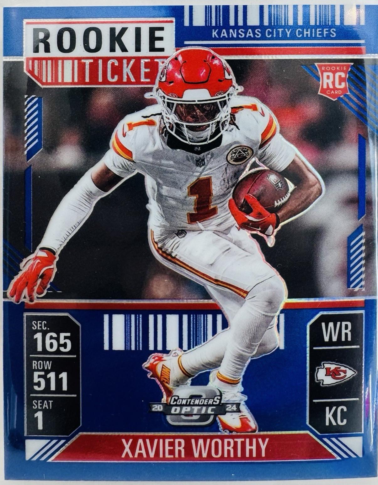 Xavier Worthy [Blue] #100