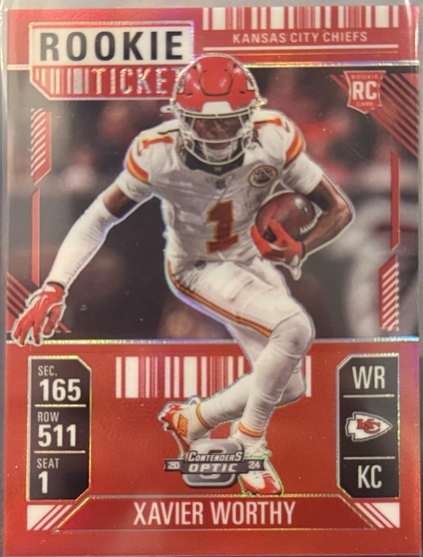 Xavier Worthy [Red] #100