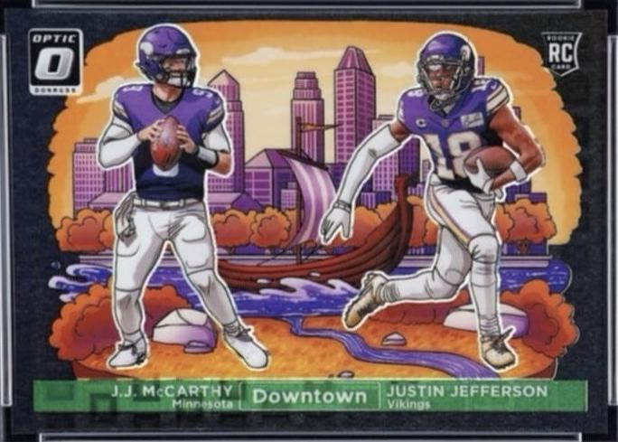 J.J. McCarthy / Justin Jefferson [Black Pandora] #9