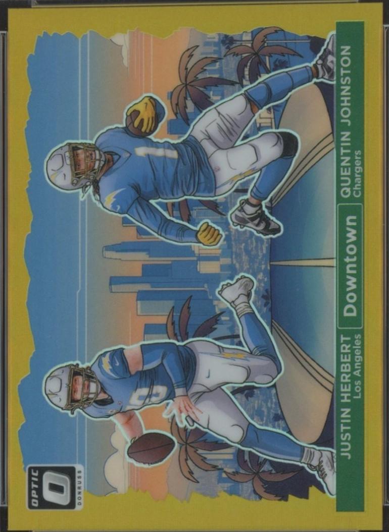 Justin Herbert / Quentin Johnston [Gold] #6