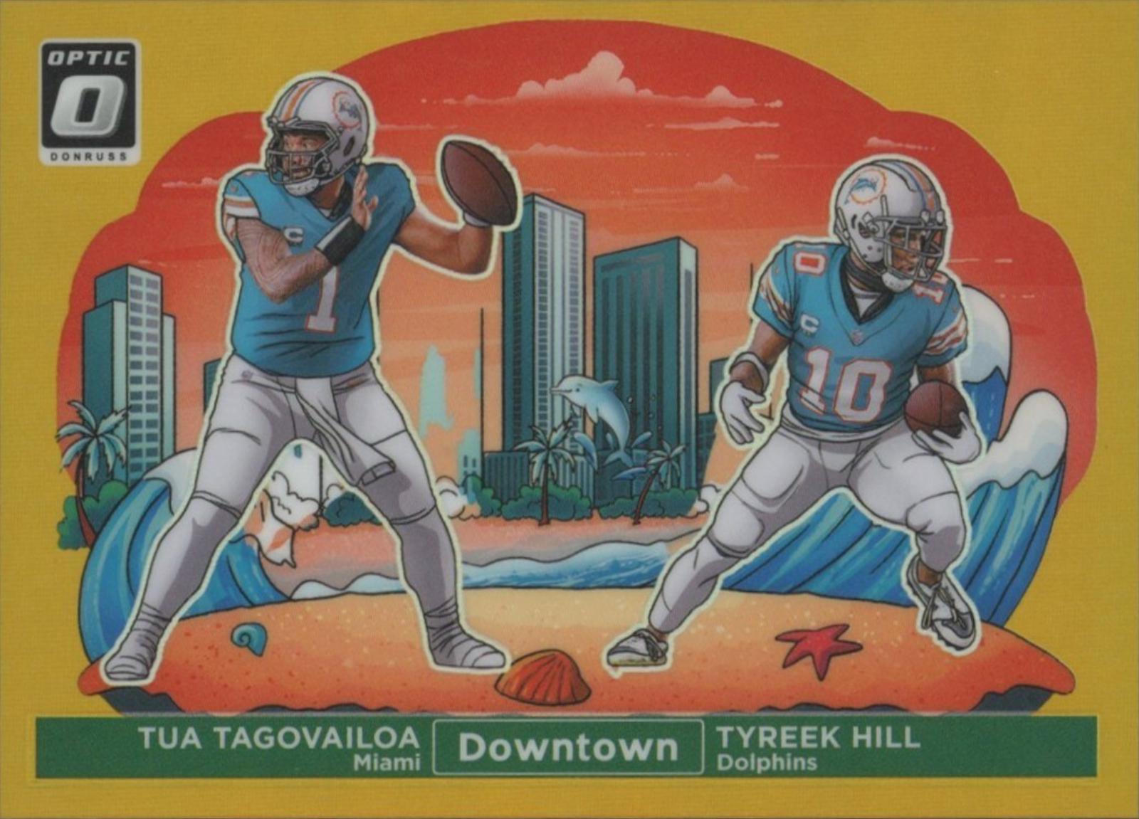 Tua Tagovailoa / Tyreek Hill [Gold] #7