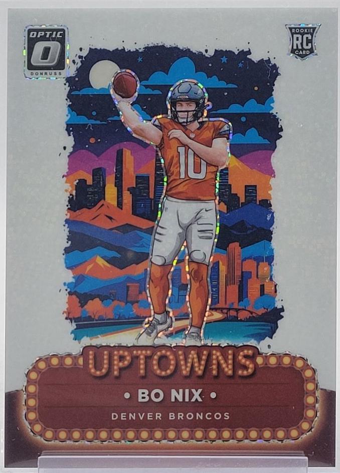 Bo Nix [White Sparkle] #3