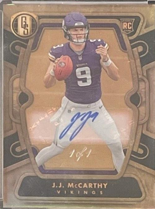 J.J. McCarthy [Black Rookie Autograph] #113