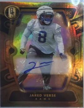 Jared Verse [Black Rookie Autograph] #117