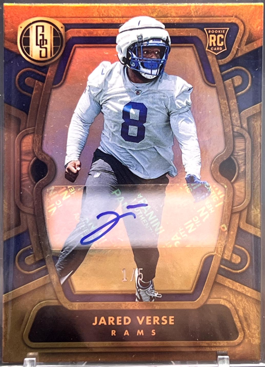 Jared Verse [Sapphire Rookie Autograph] #117