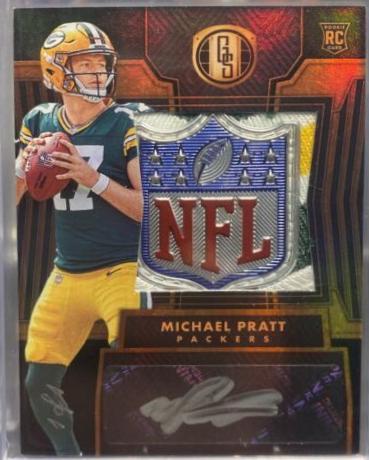 Michael Pratt [NFL Shield Rookie Jersey Autographs Jumbo] #284
