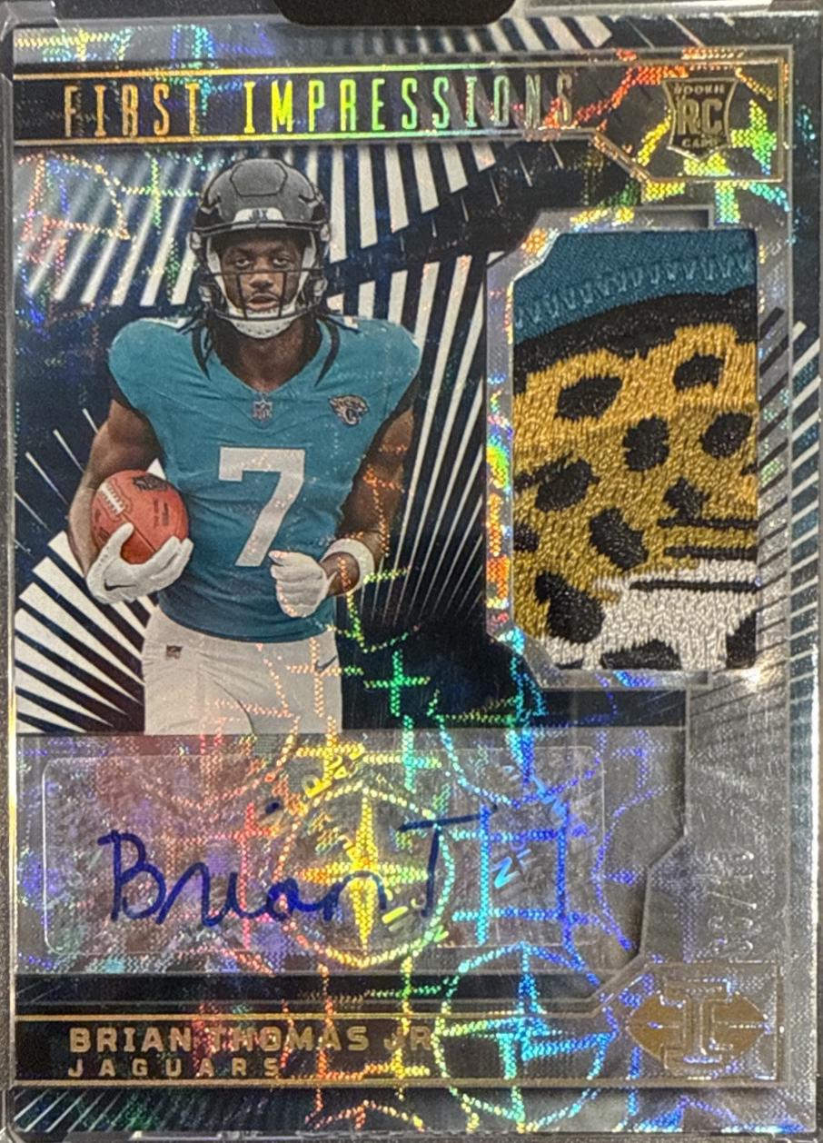 Brian Thomas Jr. [Green First Impressions Autographed Memorabilia] #108