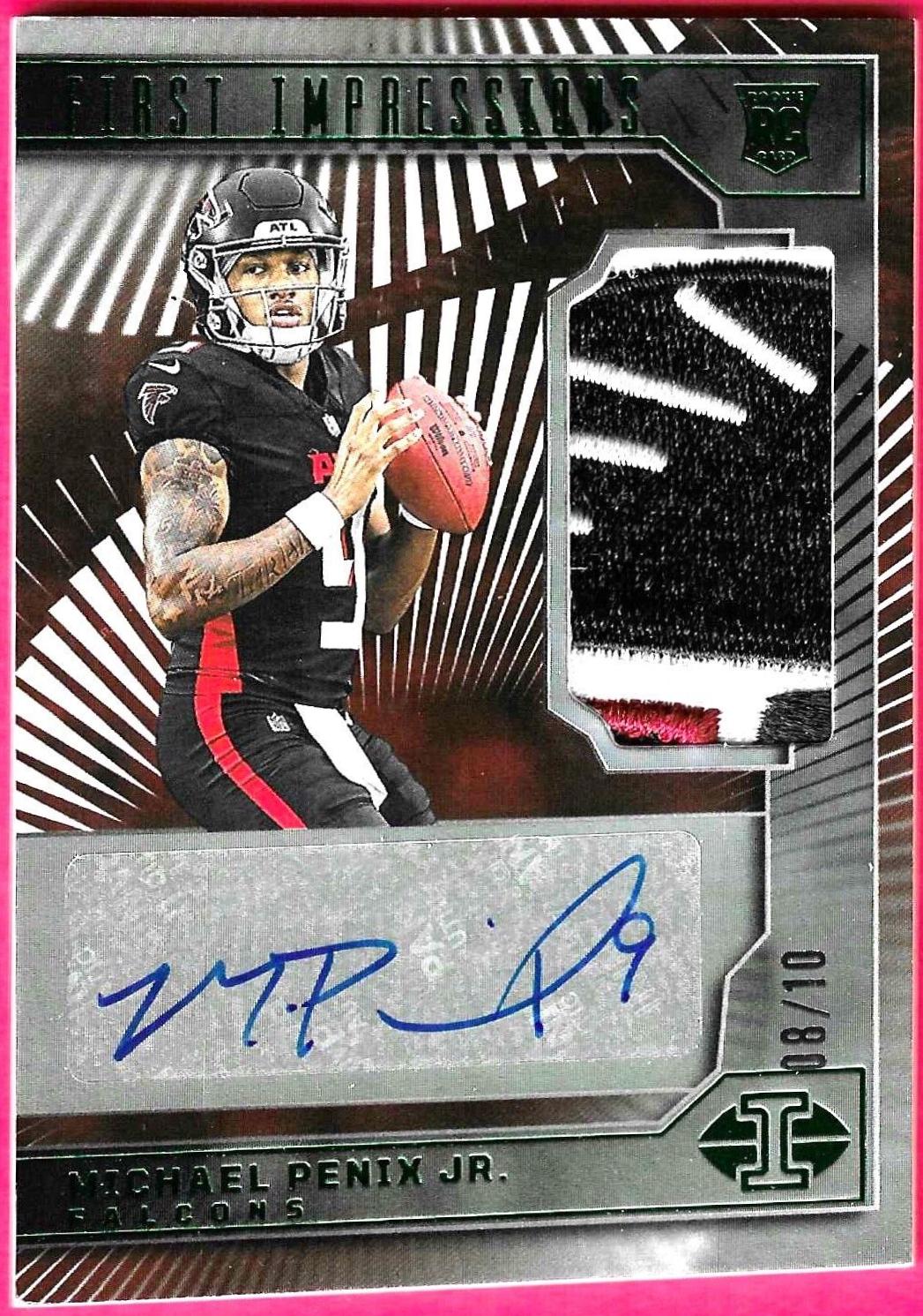Michael Penix Jr. [Green First Impressions Autographed Memorabilia] #101