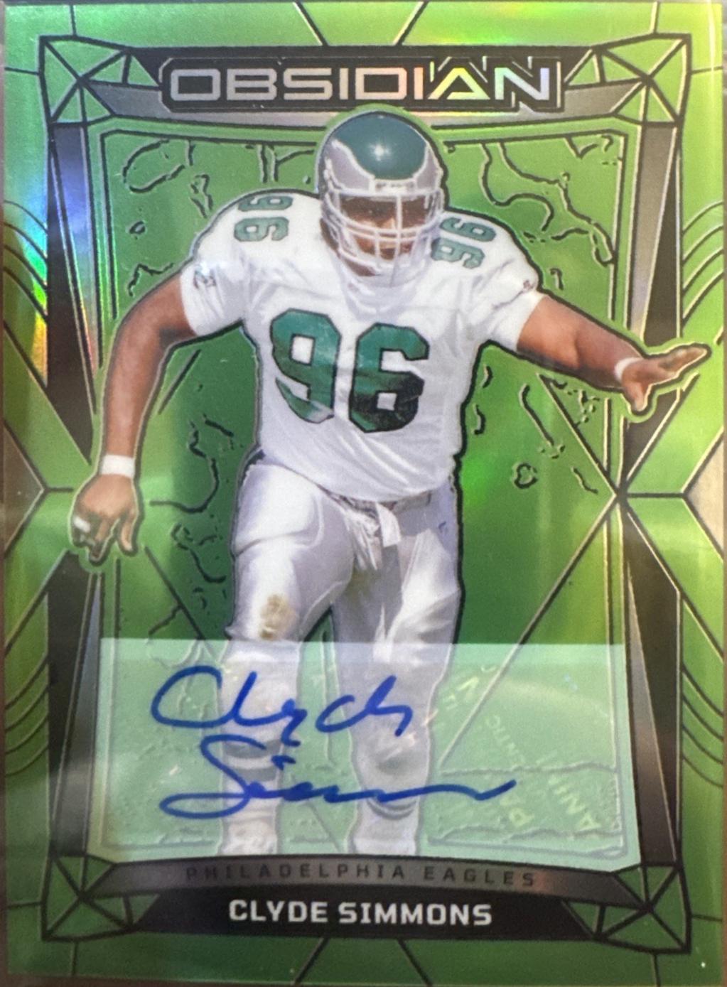 Clyde Simmons [Signature Green] #163