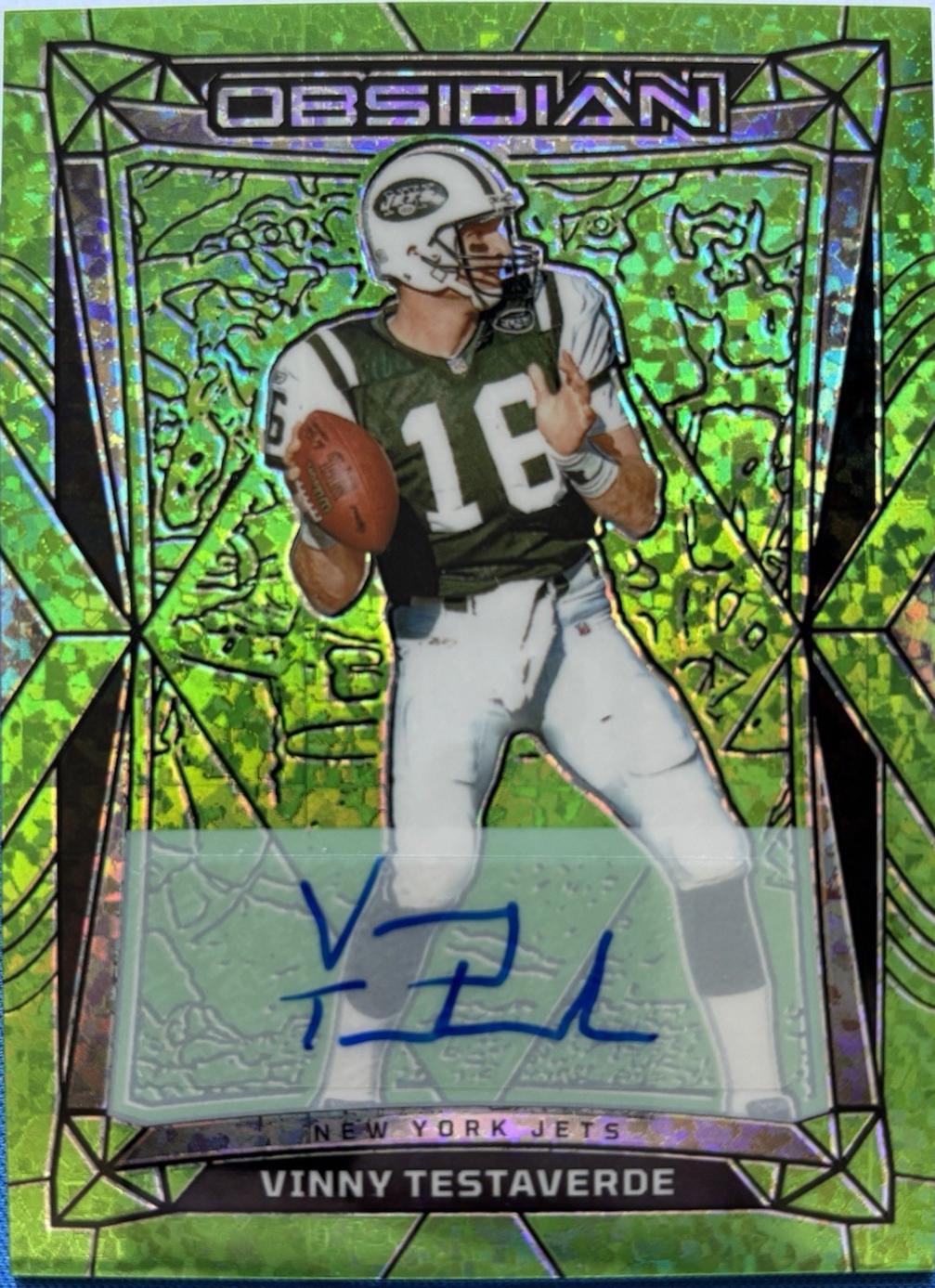 Vinny Testaverde [Signature Green] #155