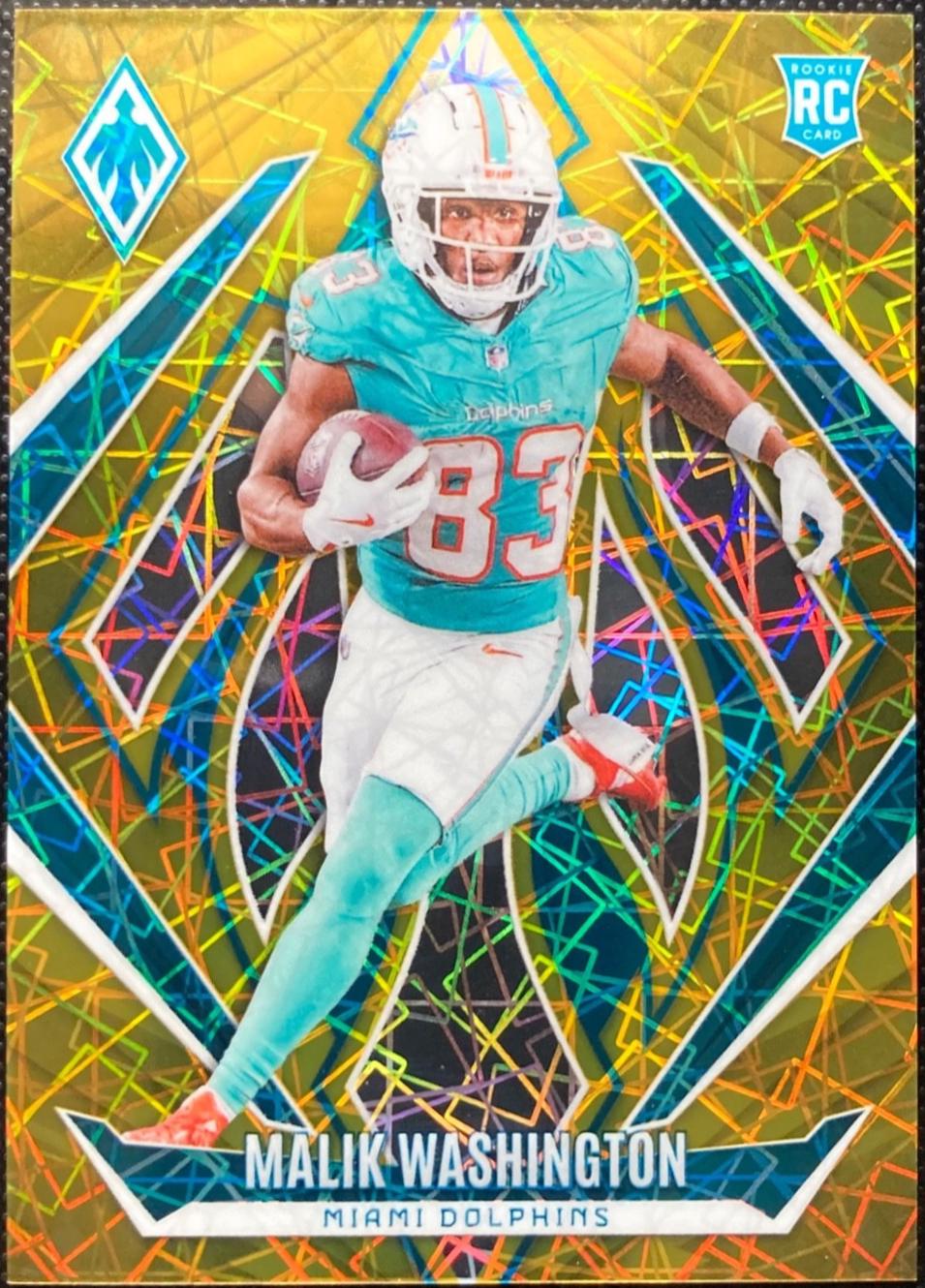 Malik Washington [Gold Lazer] #222