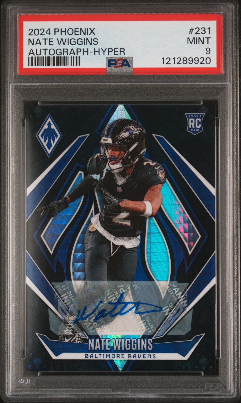 Nate Wiggins [Rookie Autograph Hyper] #231