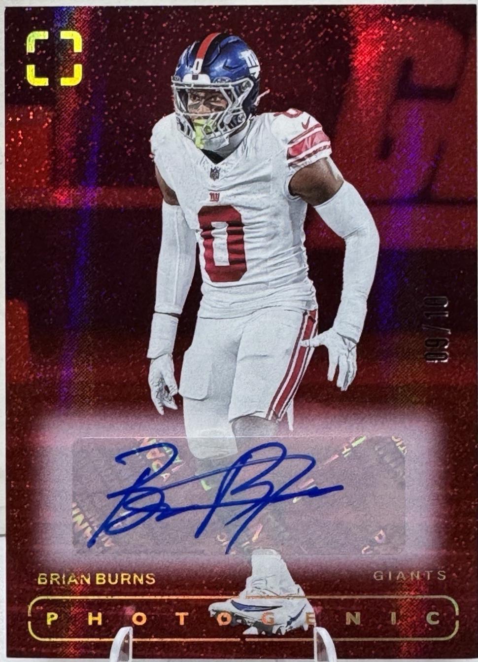 Brian Burns [Red Autograph] #112