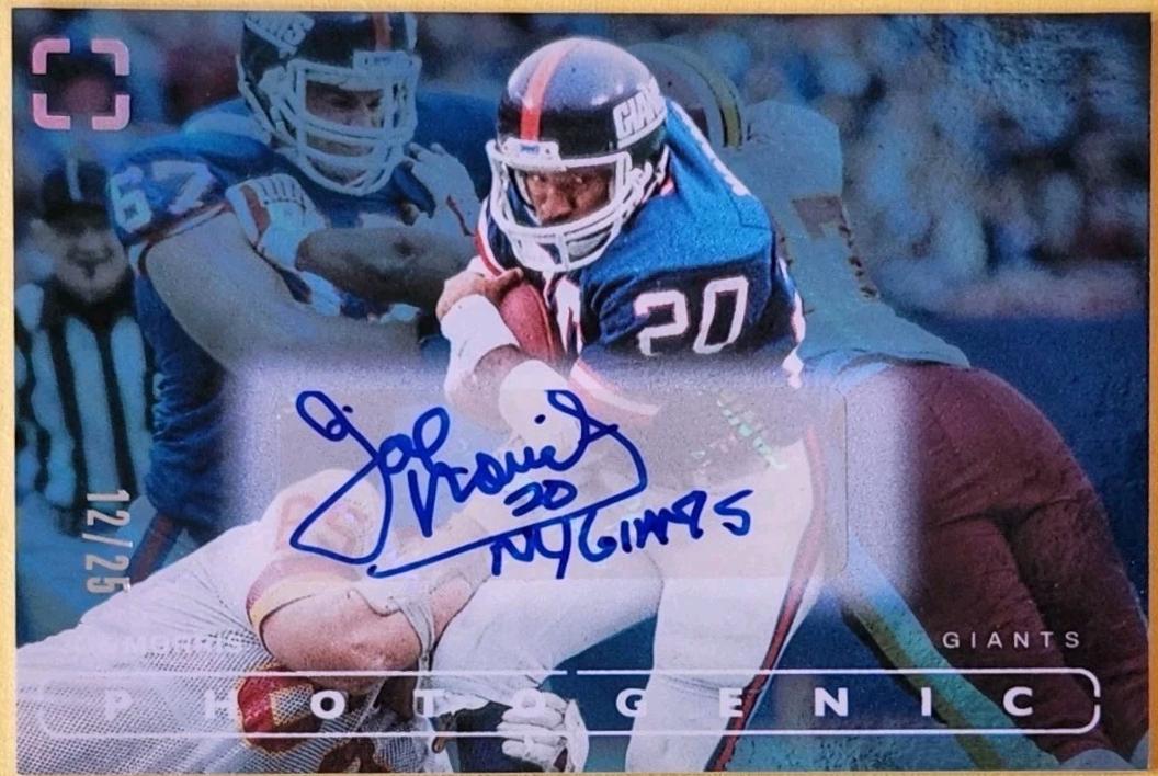 Joe Morris [Blue Autograph] #92