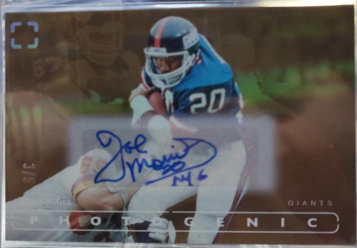 Joe Morris [Gold Autograph] #92