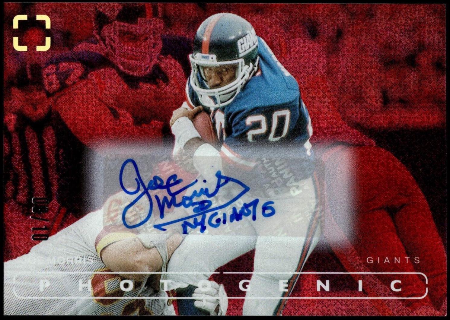 Joe Morris [Red Autograph] #92
