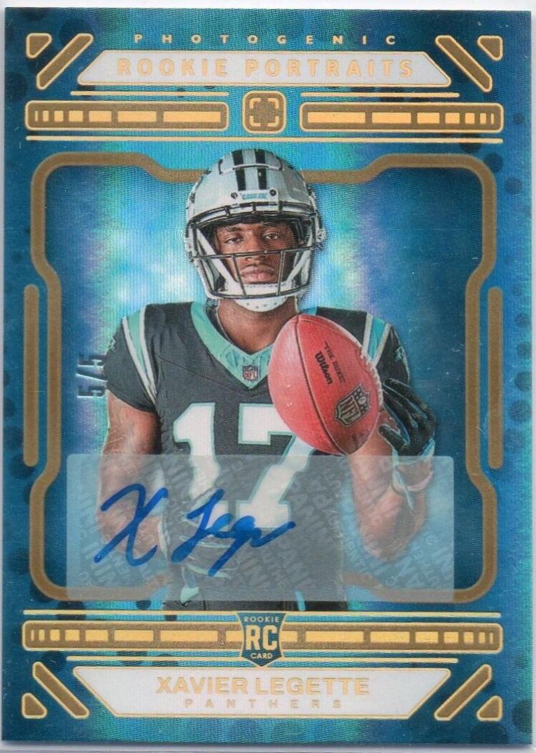 Xavier Legette [Gold Rookie Portrait Autograph] #160