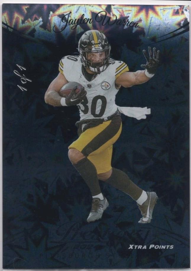 Jaylen Warren [Black Premium Xtra Points] #250