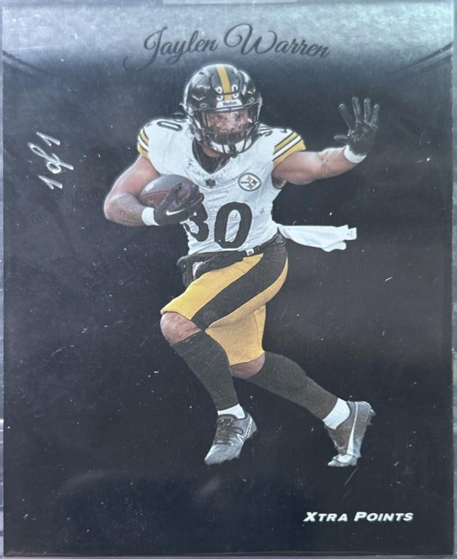 Jaylen Warren [Black Xtra Points] #250