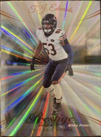 T.J. Edwards [Sunburst Xtra Points] #53