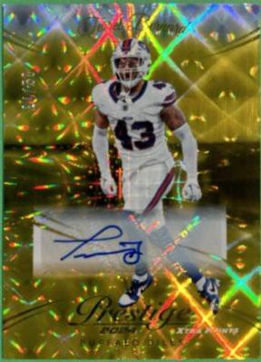 Terrel Bernard [Xtra Points Signatures Premium Gold] #36