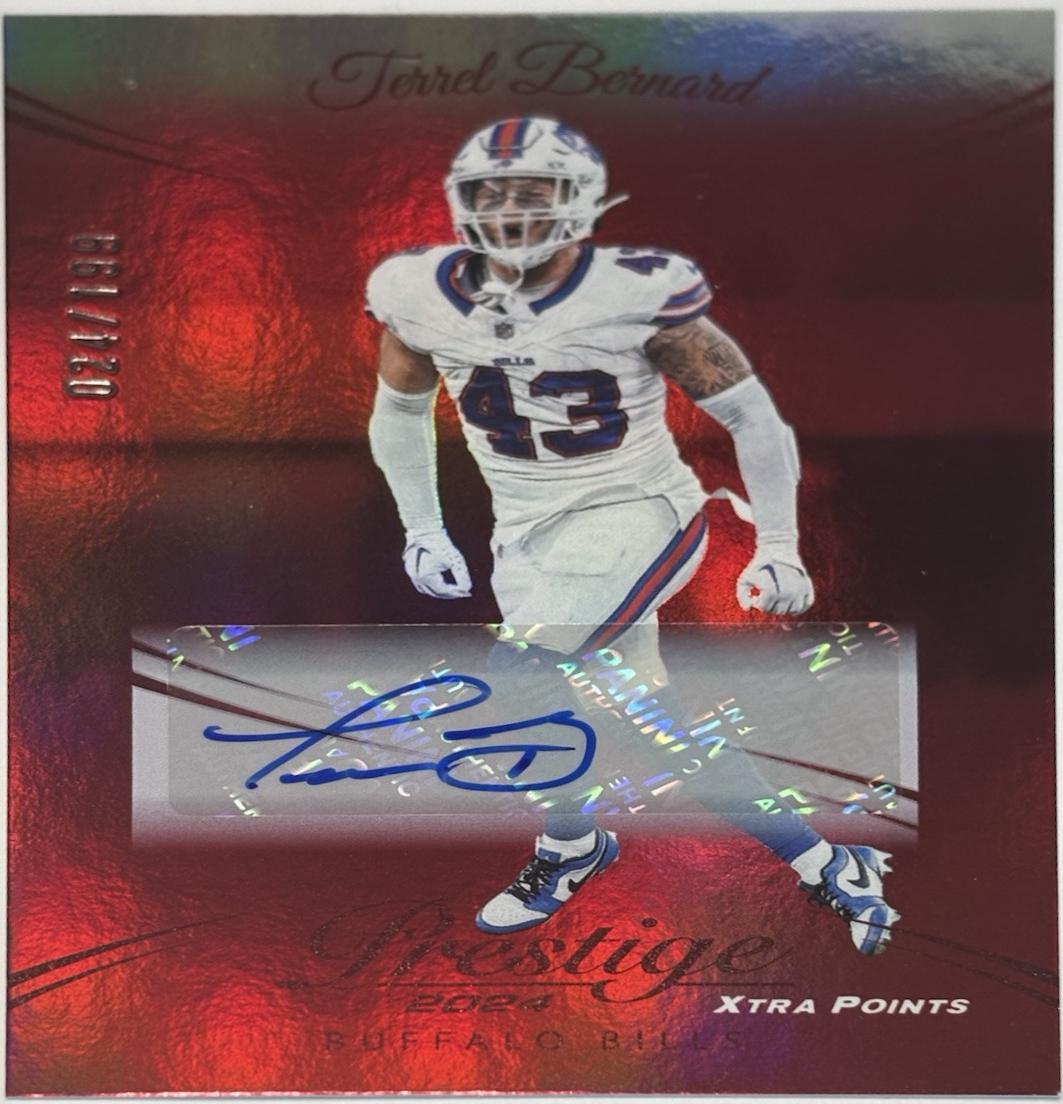Terrel Bernard [Xtra Points Signatures Premium Red] #36