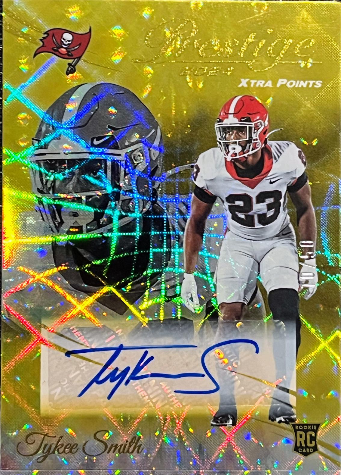 Tykee Smith [Xtra Points Signatures Premium Gold] #383
