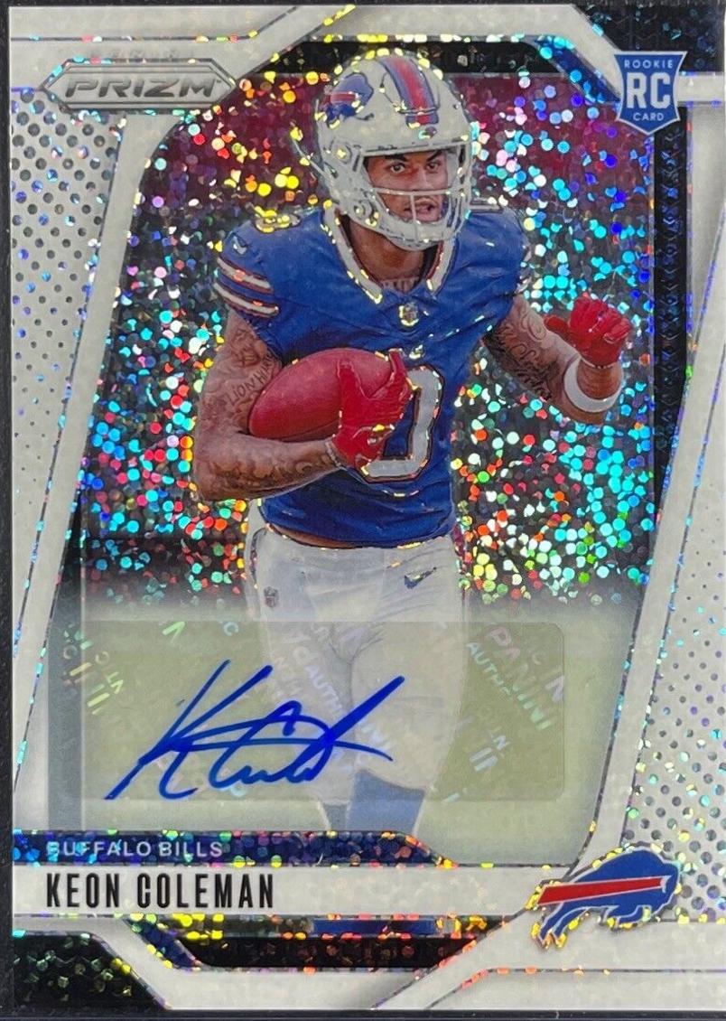 Keon Coleman [White Sparkle] #362