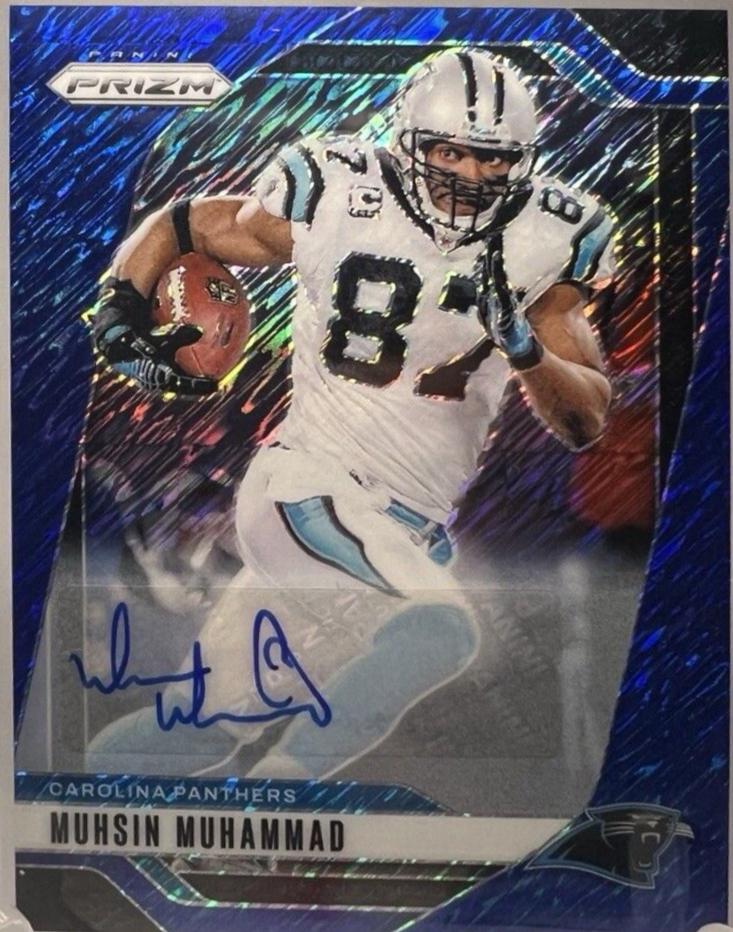 Muhsin Muhammad [Blue Shimmer] #44