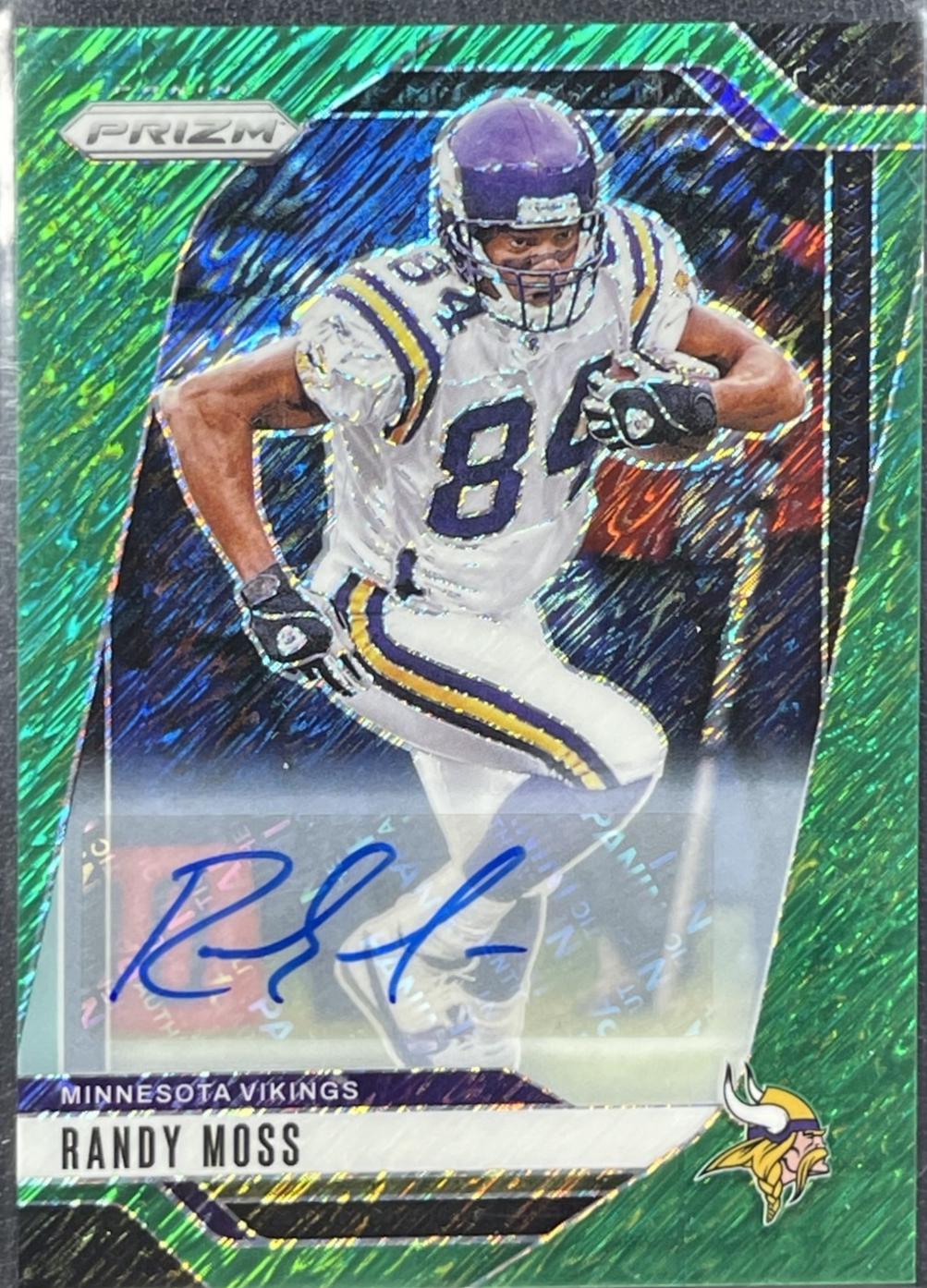Randy Moss [Green Shimmer] #192