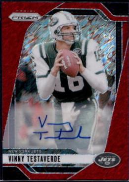 Vinny Testaverde [Red Shimmer] #229