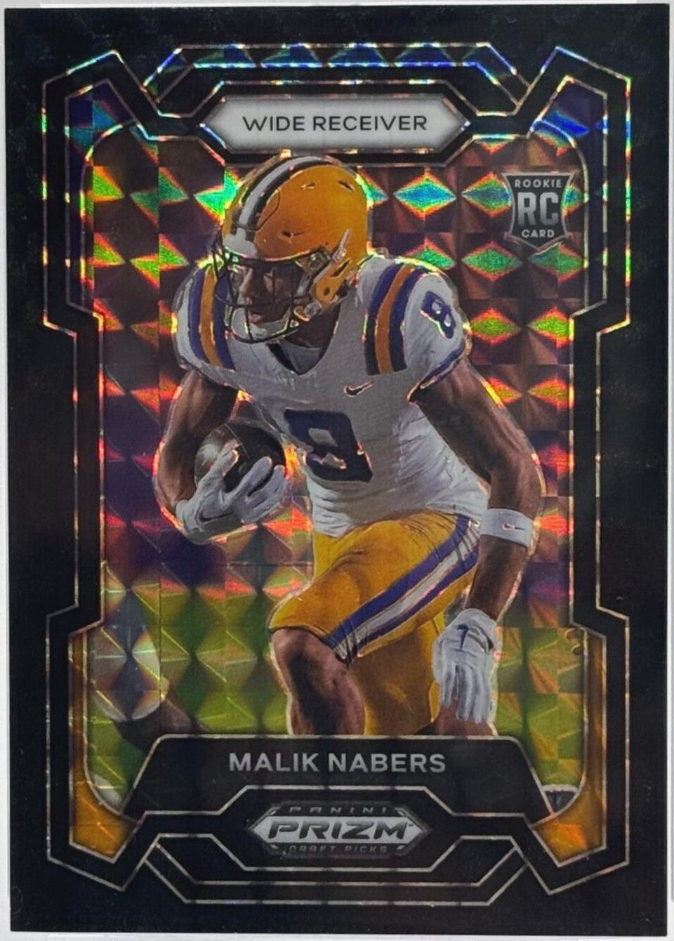 Malik Nabers [Black Finite] #109