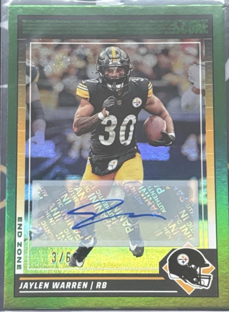 Jaylen Warren [Signature End Zone] #240