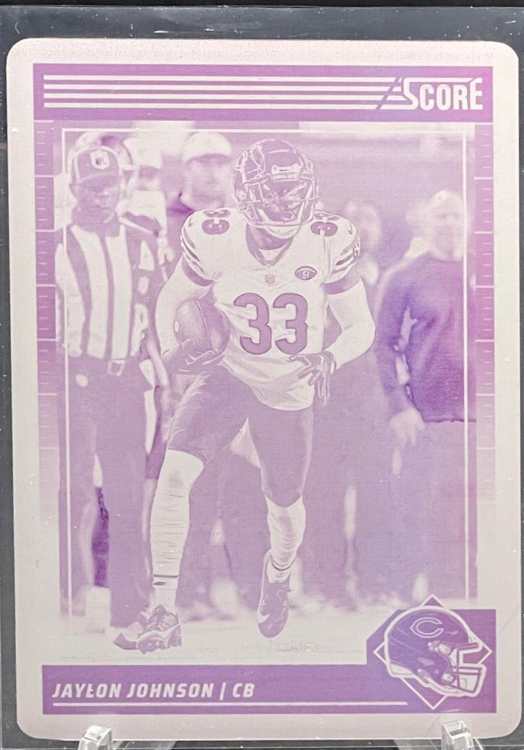 Jaylon Johnson [Printing Plate] #50