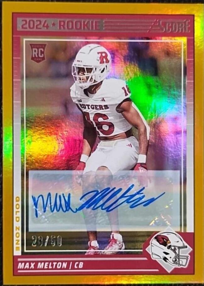 Max Melton [Gold Zone Signature] #374