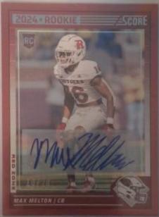 Max Melton [Red Zone Signature] #374