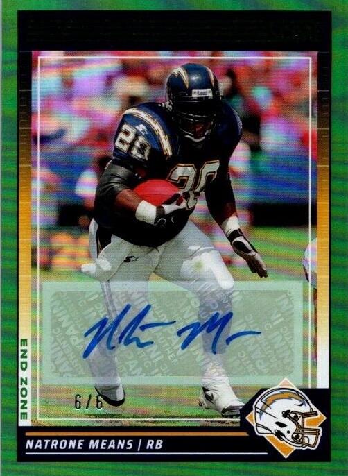 Natrone Means [Signature End Zone] #170