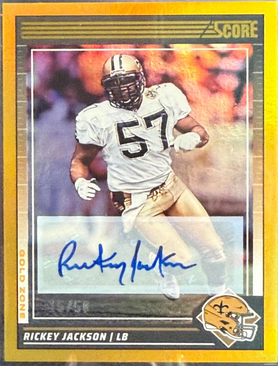 Rickey Jackson [Signature Gold Zone] #207
